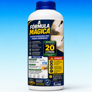 1 Litros de Limpa Piso Cerâmico A Fórmula Mágica (Rende até 20 Litros)