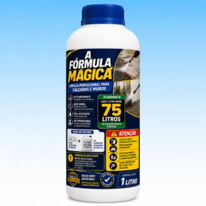 1 Litro de Limpa Telhado a Fórmula Mágica (Rente 75 Litros)